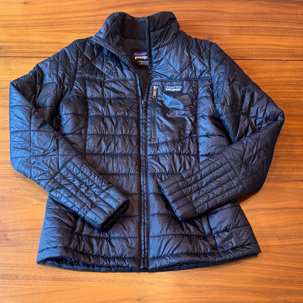 Patagonia Womens Black Radalie Puffer Jacket Small